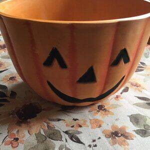 New Urban Gardener Pumpkin Planter - Jack-O-Lantern Planter - Halloween Planter